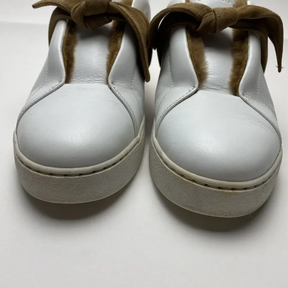 Alexandre Birman Shearling Sneakers Size 38